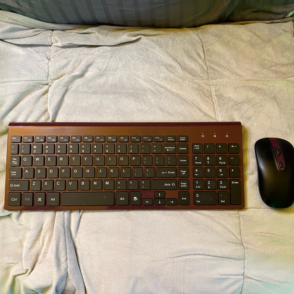 Wireless keyboard and mouse